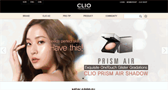 Desktop Screenshot of clio.co.kr