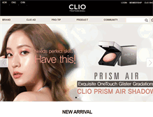 Tablet Screenshot of clio.co.kr