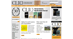 Desktop Screenshot of clio.se