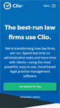 Mobile Screenshot of clio.com